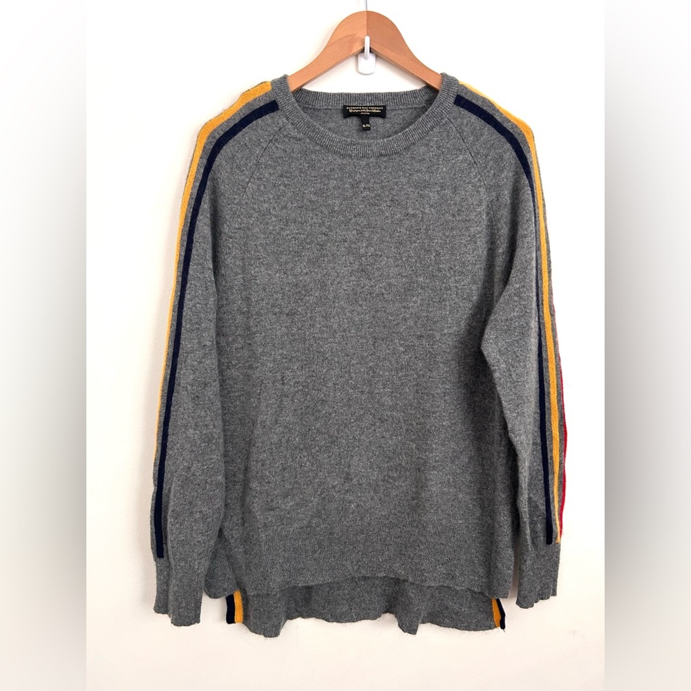 HUDSONS BAY COMPANY 100% Cashmere Classic Stripe Sweater | XL